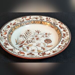 Antique WT Copeland & Sons 1879-1890 Earthenware Dinner Plate Wild Flowers